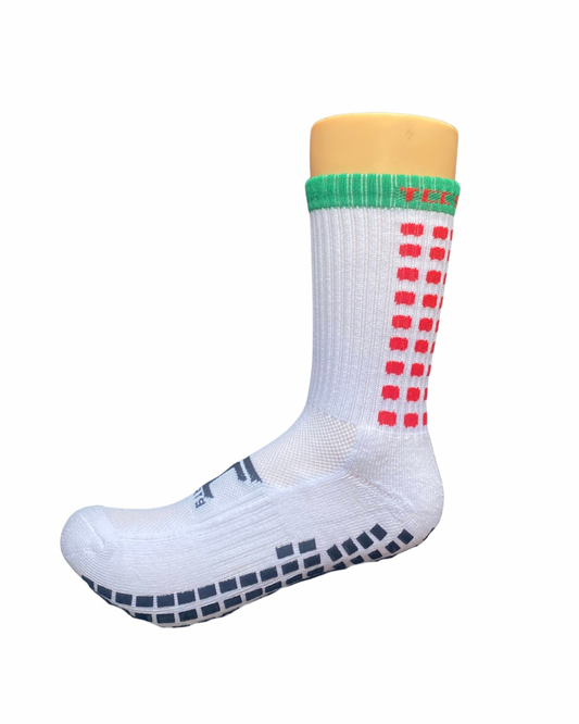Red & Green Grip Socks