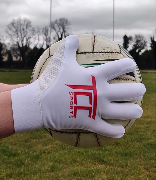 Strapless Gaelic Gloves - White/Pink