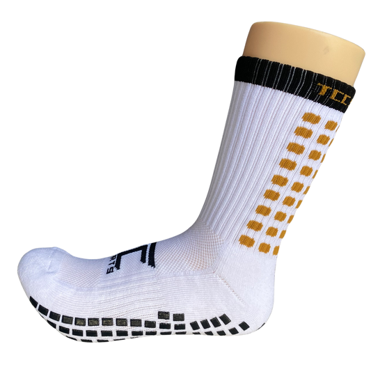 Black & Amber Grip Socks